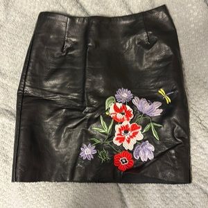 Leather H&M skirt